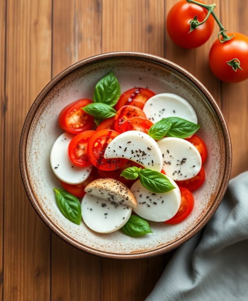 Classic Caprese Salad with Buffalo Mozzarella